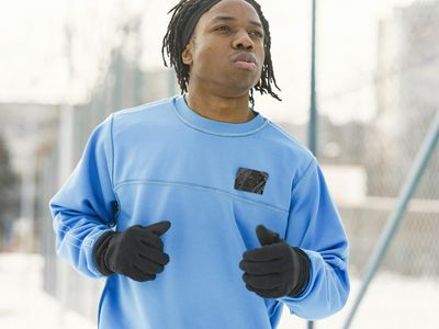 Young man jogging in the morning